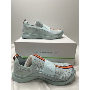 NIB APL Women's Techloom Bliss Sneakers In Gulf Blue/Orange Size:9